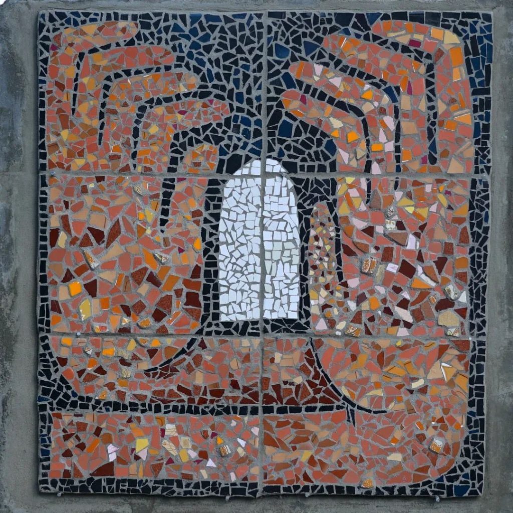 Mosaico sitio memoria Alvarez Cortés